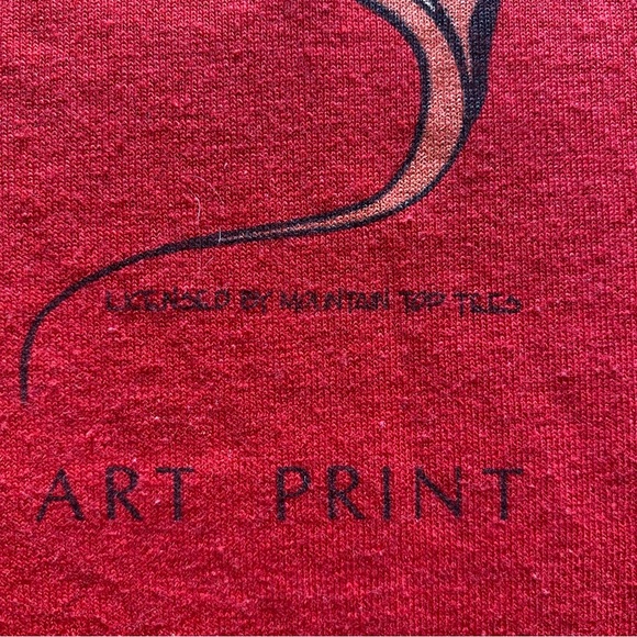 VTG Screen Stars Best Black Label Native American beaded Fringe Tee Shirt. XL - Picture 12 of 16